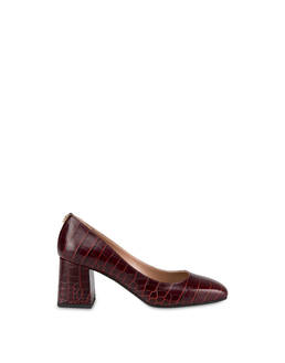 Sloane Square croc print calfskin décolleté Photo 1