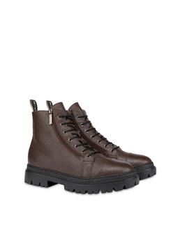 Wellington calfskin moose ankle boots with zipper Photo 2