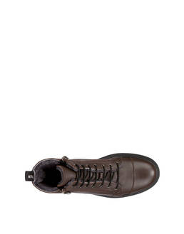 Wellington calfskin moose ankle boots with zipper Photo 3