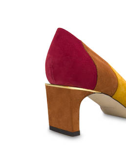 Majolica crosta suede décolleté Photo 5