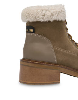 Frost Line suede leather and calfskin ankle boots Photo 4