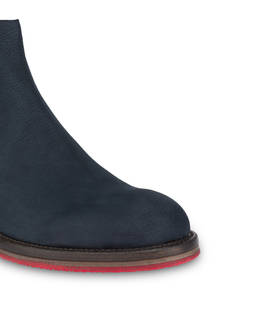 Mezzadro Beatles in calfskin with a moose print and nubuck Photo 5