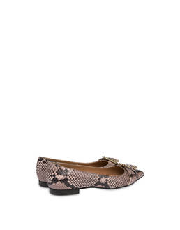 Breakfast At Tiffany's python print leather ballet flats Photo 3
