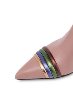 Rainbow calfskin ankle boots Photo 4