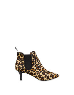 Snow Leopard spotted pony ankle boots Photo 1