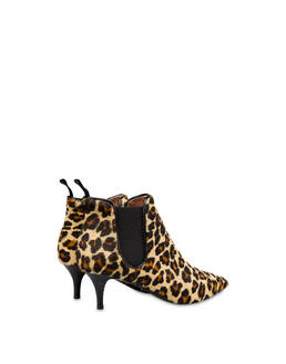 Snow Leopard spotted pony ankle boots Photo 3