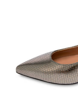 Annabelle python print leather décolleté Photo 4