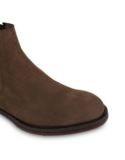 Mezzadro Beatles in calfskin with a moose print and nubuck Photo 5
