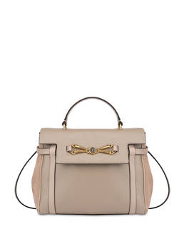 Borsa a mano in vitello bottalato Giulietta Clamp Photo 1