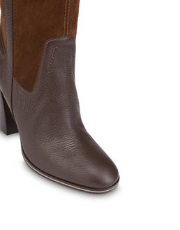 High boots in suede and Cabiria Buckle calfskin Photo 4