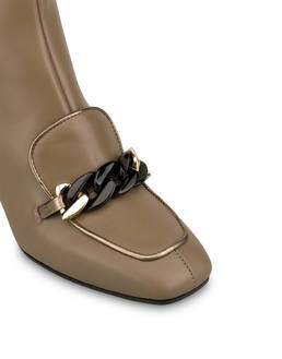 Sunkissed calfskin ankle boots Photo 4
