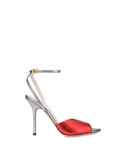 Tricolor laminated nappa leather Evening Sandals Photo 1