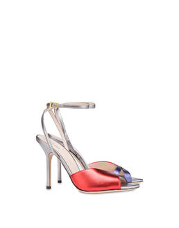 Tricolor laminated nappa leather Evening Sandals Photo 2