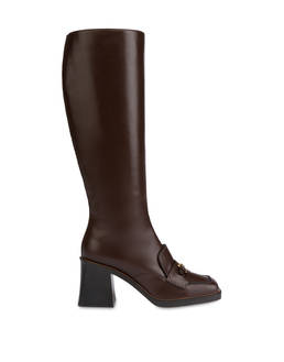 Buckle Notes calfskin boots Photo 1