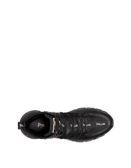 Sfera high sneakers in nylon, calfskin and split leather Photo 3