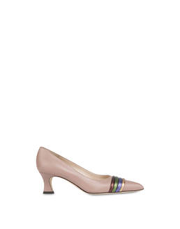 Rainbow calfskin décolleté Photo 1