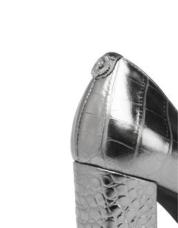 Sloane Square croc print calfskin décolleté Photo 4