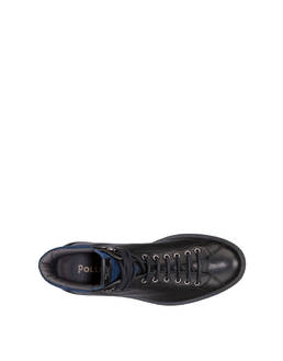 Climber combat boots in crust leather and kidskin Photo 3