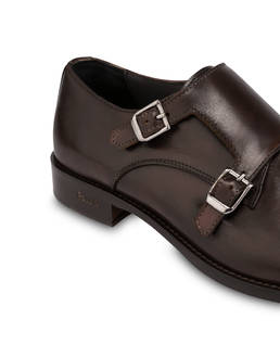 Double monk in vitello Classic Leather Photo 5