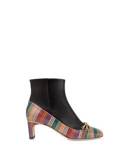 Ankle boots in elaphe and Giulietta Clamp calfskin Photo 1