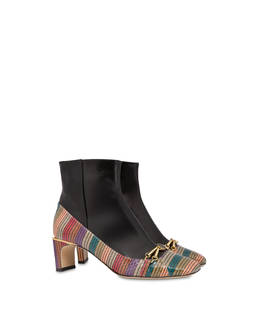 Ankle boots in elaphe and Giulietta Clamp calfskin Photo 2