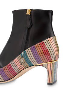 Ankle boots in elaphe and Giulietta Clamp calfskin Photo 5