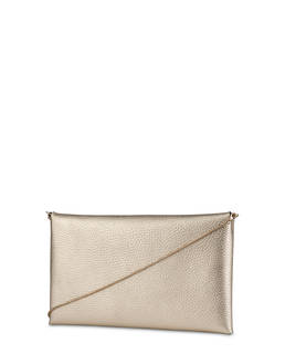 Mail clutchbag in laminated tumbled calfskin Photo 3