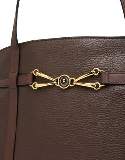 Giulietta Clamp tumbled calfskin shopping bag Photo 5