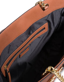 Borsa a spalla in vitello granato e crosta Annabelle Photo 5