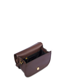Borsa a tracolla patchwork in crosta e vitello Cabiria Buckle Photo 4