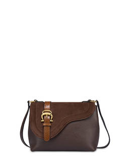 Buckle Notes calfskin shoulder bag Photo 1