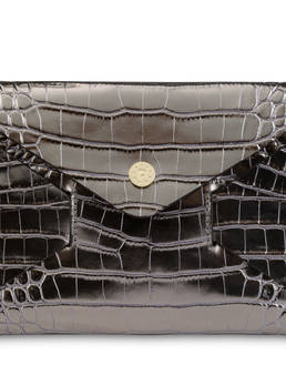 Pochette Mail in vitello laminato stampa cocco Photo 5