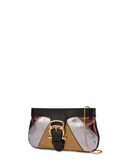 Majolica laminated nappa clutch bag Photo 2