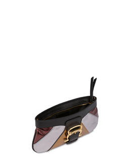 Majolica laminated nappa clutch bag Photo 4
