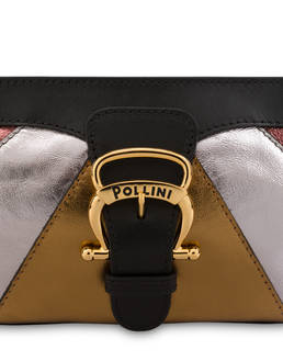 Majolica laminated nappa clutch bag Photo 5