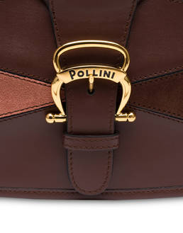 Patchwork handbag in suede and Cabiria Buckle calfskin Photo 5