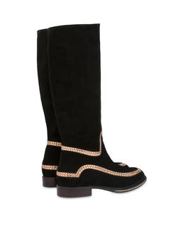 Stivali in crosta con strass Nataly X Pollini Photo 3