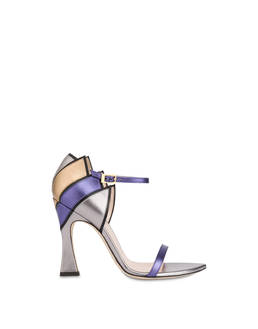 Nataly X Pollini laminated nappa leather sandals Photo 1