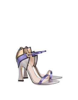 Nataly X Pollini laminated nappa leather sandals Photo 2