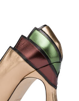 Décolleté in nappa laminata Nataly X Pollini Photo 5