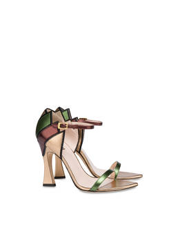 Sandali in nappa laminata Nataly X Pollini Photo 2