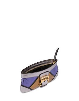 Pochette in nappa laminata con strass Nataly X Pollini Photo 4