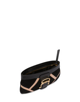 Nataly X Pollini Suede clutch bag with rhinestones Photo 4