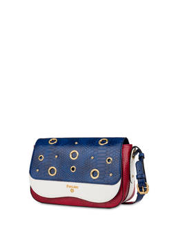 Marina oulder bag with python print Photo 2