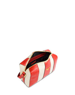 Borsa a tracolla in canvas Stripe On Me Photo 4