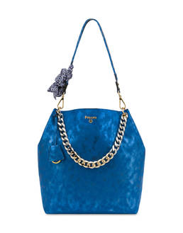 Borsa hobo in suede laminato Darlene Chic Photo 1
