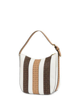 Stripe On Me shoulder hobo bag Photo 3