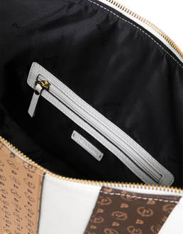 Stripe On Me shoulder hobo bag Photo 5