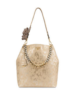 Darlene Chic laminated suede hobo bag Photo 1