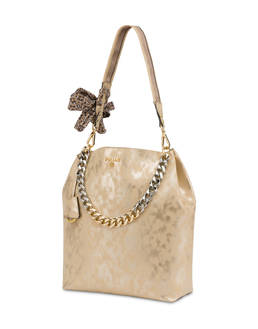 Darlene Chic laminated suede hobo bag Photo 2
